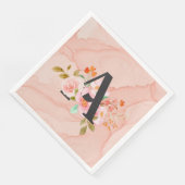 Serviette En Papier Lettre A (Coin)