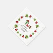 Serviette En Papier LETTRE alphabet Ladybug Enfants 2e anniversaire Bi (Coin)