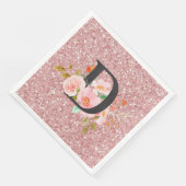 Serviette En Papier Lettre D (Coin)