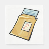 Serviette En Papier Lettre d'affaires (Devant)