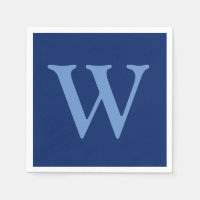 LETTRE INITIALE Bleu Fleur | Sapphire Blue