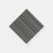 Serviette En Papier Lettre initiale M (Coin)