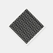 Serviette En Papier Lettre initiale monogramme N (Coin)