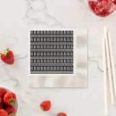 SERVIETTE EN PAPIER LETTRE INITIALE MONOGRAPHIQUE B (En situation)