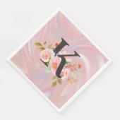 Serviette En Papier Lettre K (Coin)
