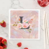 Serviette En Papier Lettre L (En situation)