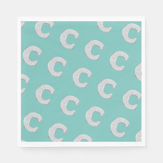 SERVIETTE EN PAPIER LETTRE MINTONNE C (Devant)