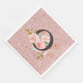 Serviette En Papier Lettre O (Coin)