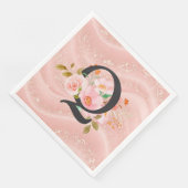 Serviette En Papier Lettre Q (Coin)