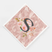 Serviette En Papier Lettre S (Coin)