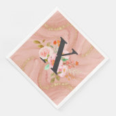 Serviette En Papier Lettre X (Coin)