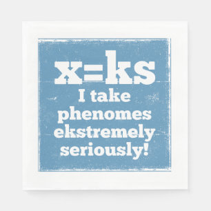 Serviette En Papier lettre x phenome k phonie sonore