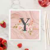 Serviette En Papier Lettre Y (En situation)