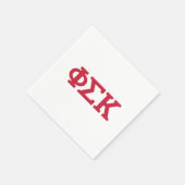 Serviette En Papier Lettres Phi Sigma Kappa (Coin)
