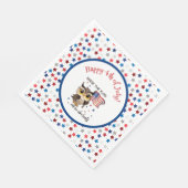 Serviette En Papier Levez le drapeau (Coin)