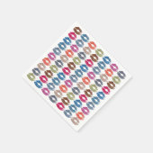 Serviette En Papier Lèvres colorées élégantes #30 (Coin)