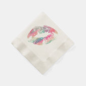 Serviette En Papier Lèvres élégantes #7 (Coin)