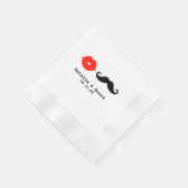 Serviette En Papier Lèvres et serviettes de moustache (Coin)