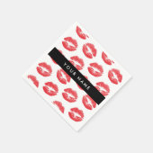 Serviette En Papier Lèvres Rouges, Baiser, Baguette à lèvres, Votre No (Coin)