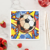 Serviette En Papier L'explosion du football (En situation)