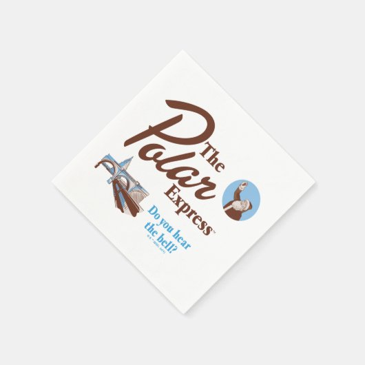 Serviette En Papier L'Express polaire | "Entendez-Vous La Cloche" Retr (Coin)