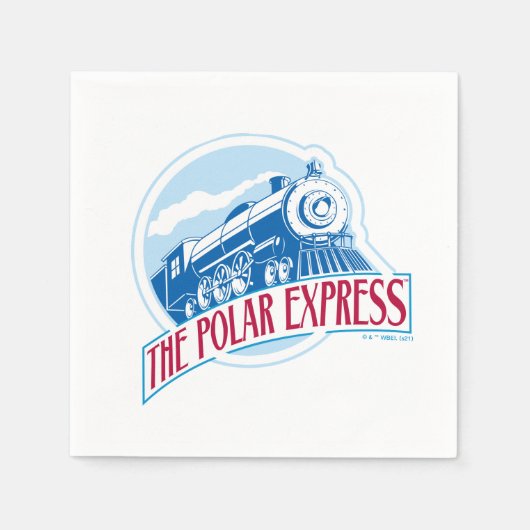 Serviette En Papier L'Express polaire | Insigne de train (Devant)
