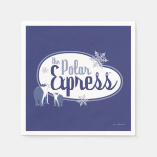 Serviette En Papier L'Express polaire   Ours polaires Retro Graphisme