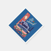 Serviette En Papier L'Express Polaire - Tout À Bord ! (Coin)