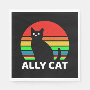 Serviette En Papier Lgbt Ally Chat Be Gay