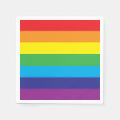 Serviette En Papier Lgbt Rainbow Stripes Lgbt (Devant)