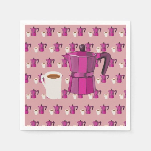 Serviette En Papier L'heure du café (Devant)