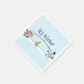 Serviette En Papier L'hiver (Coin)