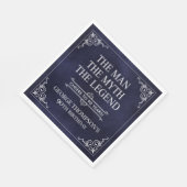 Serviette En Papier L'Homme Le Mythe La Légende 90ème Anniversaire Ble (Coin)