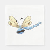 Serviette En Papier libellule (Devant)