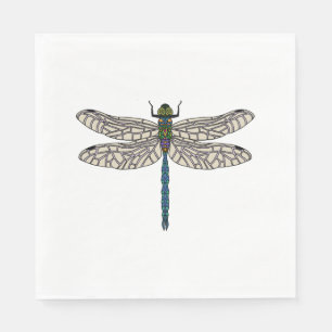 Serviette En Papier libellule