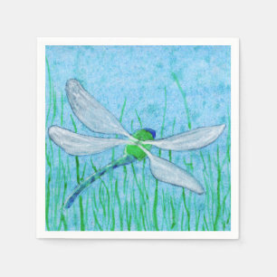 Serviette En Papier libellule