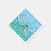 Serviette En Papier libellule (Coin)