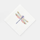 Serviette En Papier libellule colorée (Coin)