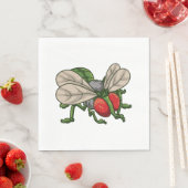 Serviette En Papier libellule dangereuse (En situation)