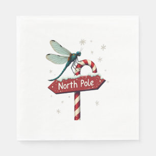 Serviette En Papier libellule du pôle Nord