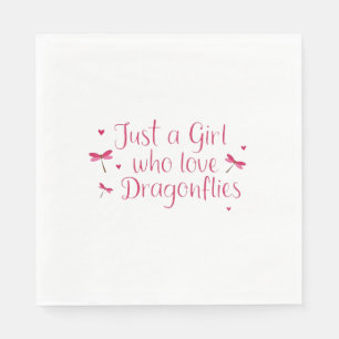 Serviette En Papier Libellule Juste Une Fille Qui Aime Les Libellules 