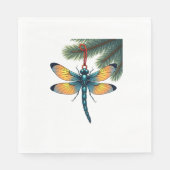 Serviette En Papier libellule ornementale (Devant)