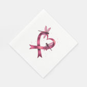Serviette En Papier Libellules de cœur Hommes Femmes Enfant (Coin)