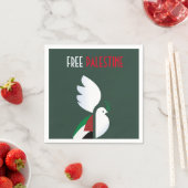Serviette En Papier Libérer la Palestine (En situation)
