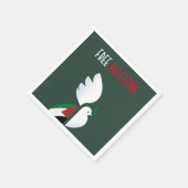 Serviette En Papier Libérer la Palestine (Coin)