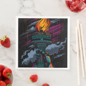 Serviette En Papier Liberté (En situation)