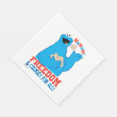 Serviette En Papier Liberté & Cookies Pour Tous ! (Coin)