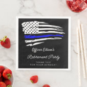 Serviette En Papier LIBERTÉ Police Parti de retraite militaire (En situation)