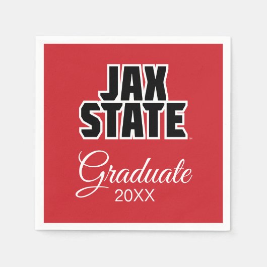 Serviette En Papier Licence de l'Université d'État de Jacksonville (Devant)