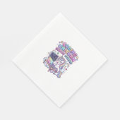 Serviette En Papier Licorne Coding Licorne Debug Squad Marché Charmeur (Coin)